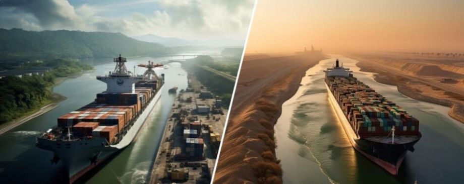 CANAL DE PANAMA ET CANAL DE SUEZ : POINT DE SITUATION